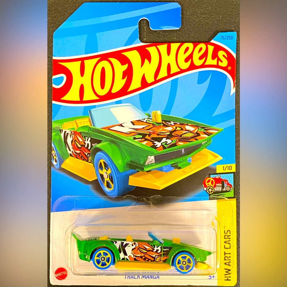 ✅ 🚗 4/20 🚗 NEW 2023 MATTEL HOT WHEELS 1/10 HW ART CARS TRACK MANGA #15/250